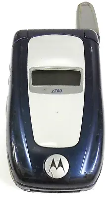 Motorola I Series I760 - Blue And Silver ( Nextel ) Rare IDEN PTT Flip Phone • $42.49