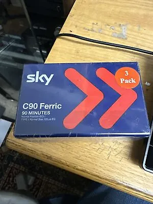 SKY C90 Cassette Tapes Still Sealed • £9.99