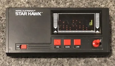 Mattel Electronics STAR HAWK Vintage Handheld Video Game - 80's Japan **RARE!** • $47.99