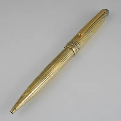 Montblanc Meisterstuck Solitaire Vermeil 925 Pinstripe Ballpoint Pen (used) • $699