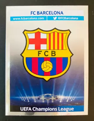 2013-14 Panini Champions League Sticker # 544 FC Barcelona Foil Logo Team Crest • $3.39