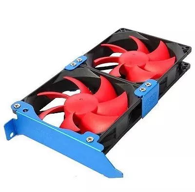 PCI Slot System Video Card Cooling Fan Cooler 2 X 90mm • $18