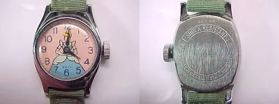 Girls Vintage Cinderella Wristwatch Timex Needs Help • $11