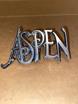 OEM Vintage Dodge Aspen Script Emblem Mopar MPN 4022355 Fender Badge 1976-80 • $13.99