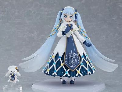 Max Factory Figma Snow Miku Glowing Snow Ver. 2021 Action Figure EX-064 VOCALOID • $143.99