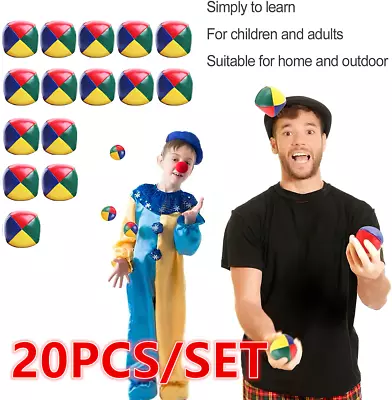 20PCS/SET Juggling Balls For Kids Fun Beginners Juggle Ball Bulk Set For Juggler • $27.99