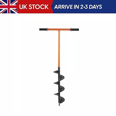 Manual Garden Earth Auger 150mm Fence Post Hole Digger Hand Drill • £22.99