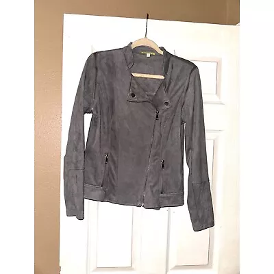 Gianni Bini Grey Moto Jacket Medium Women’s • $20