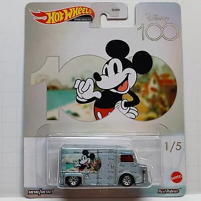 Hot Wheels Premium Disney 100 Years Mickey Mouse Citroen Type H 2023 New Casting • $10.49