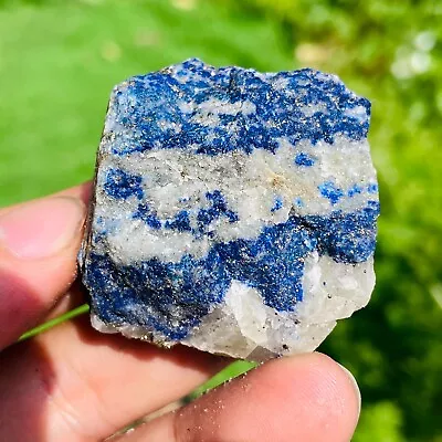 66g Natural Blue Lapis Lazuli Quartz Crystal Mineral Rough Specimen Healing • $0.01