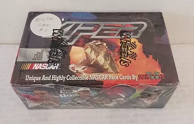 WAX BOX 1997 Wheels VIPER Unopened 24 Packs Earnhardt Gordon Inserts Diamondback • $509.52