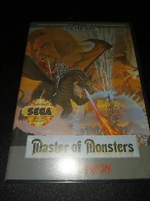 Master Of Monsters (Sega Genesis) Game And Case • $125