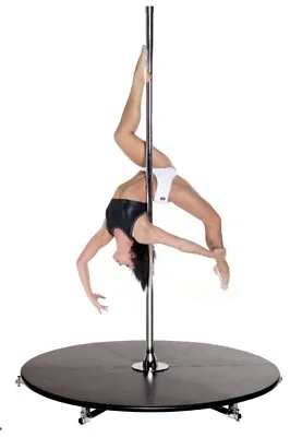 XPole X-STAGE Lite 45mm Spinning Static Dance Exercise X Pole Podium Stainless • $849.99