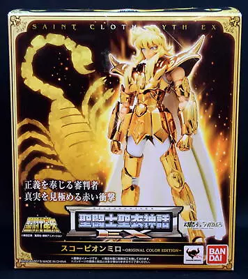 Bandai Saint Seiya Myth Cloth EX Scorpion Milo Original Color Tamashii Web L... • $145