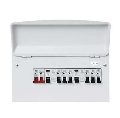 MK SENTRY CONSUMER UNIT METAL CLAD 6 WAY SPLIT LOAD FULLY POPULATED Y7664sMET • £66.99