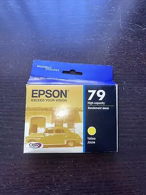 Epson 79 T0794 T079420 Yellow Ink Cartridge Expiration Date 08/2021 • $10