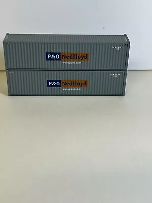 Jacksonville Terminal Company JTC N P&O NetLloyd 40' Intermodal Ocean Containers • $14.95