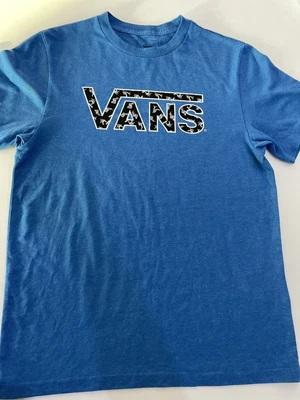 £7.99 • Buy Vans T-shirt Top Women L 12-14 Blue, VGC