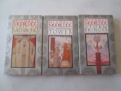 MICHAEL MOORCOCK ELRIC SAGA #1 4 6 LOT OF 3 ACE BERKLEY PAPERBACKS Melnibone Set • $40.49