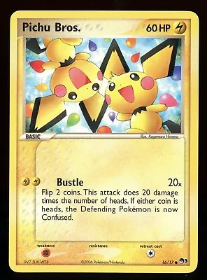 Pichu Bros. 16/17 Common - POP Series 3 - Pokemon Card • $17.99