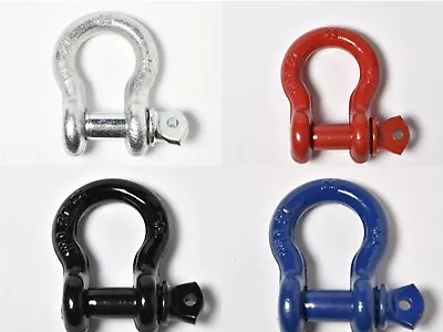 1/2  Bow Shackle D-Ring W Clevis Screw Pin Anchor 2 TON 4400 Lbs Capacity • $11.99