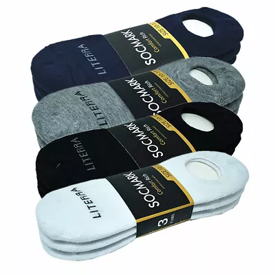 3-12 Pairs Mens Invisible No Show Nonslip Boat Loafer Low Cut Thick Cotton Socks • $7.99