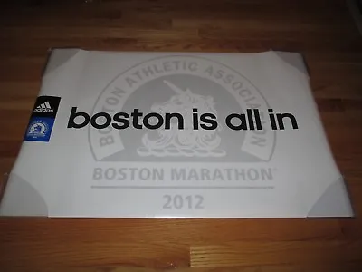 116th Running Of Boston Marathon 26.2 Miles 2012 Poster HEARTBREAK HILL • $20
