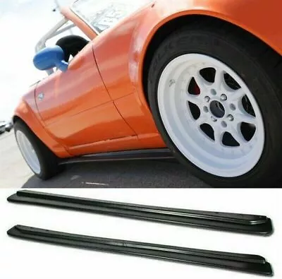 FOR For 90-97 Mazda Miata NA MX5 FD-Style PU Side Skirts Extension Lip Splitter • $89.62