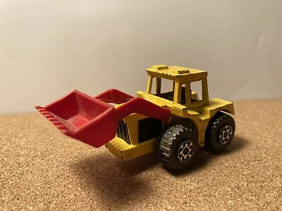 Matchbox Lesney Tractor Shovel 1976 Diecast Toy Yellow • £3.50