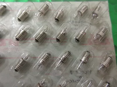 10 X 679 Bulb CML E5 T-1 1/2 12V 1W Midget Screw Bulb Dolls House Railway S679 • £8.50