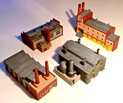 6mm Scale Table Top Wargaming Factory Set 1 – 4 Buildings • £18