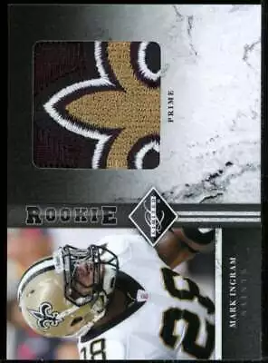 Mark Ingram Card 2011 Limited Rookie Jumbo Jerseys Prime Materials #22 • $14