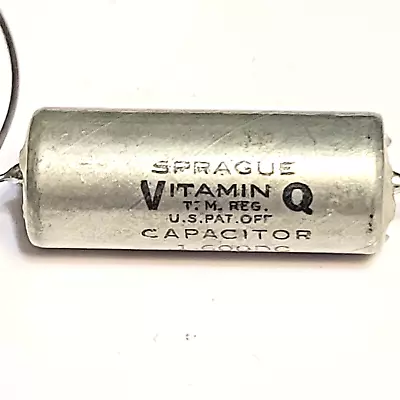 100nf SPRAGUE VITAMIN Q 600V / 600 V .1 AXIAL CAPACITOR • $10.90