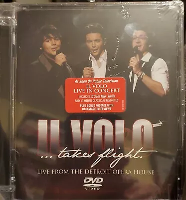 IL Volo -Takes Flight - Live From The Detroit Opera House (DVD) NEW/SEALED • $9.99