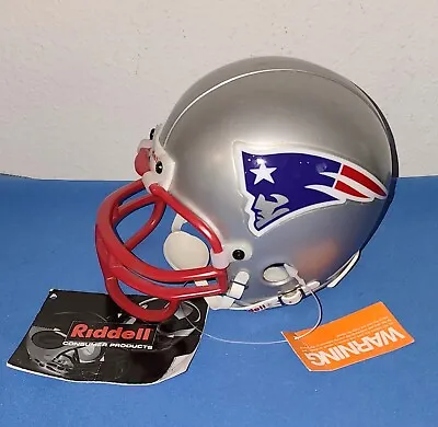 New England Patriots Riddell Mini Football Helmet Desktop Display • $18.95