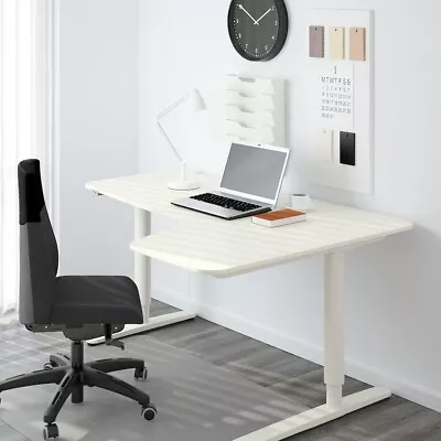 IKEA Bekant Electric Left Corner Desk Sit/stand White • £250