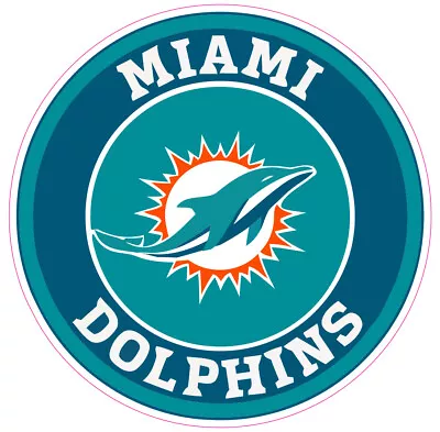 Miami Dolphins Football HTV Heat Transfer Vinyl Iron On (NOT A PATCH) • $7.20