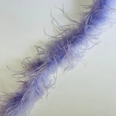 £17.36 • Buy Ostrich & Marabou Feather Boa - Light Violet