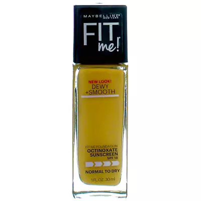 Maybelline Fit Me Dewy + Smooth Liquid Foundation Natural Beige 220 SPF 18... • $14.75