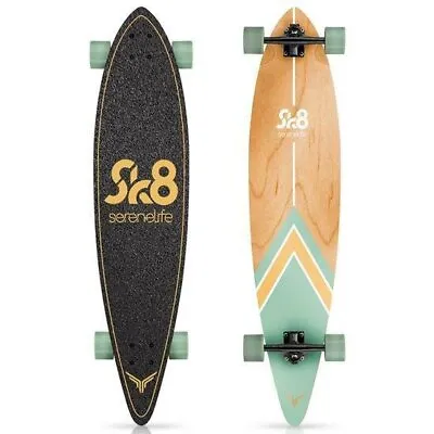 SereneLife 8'' Canadian Maple Skateboard - Mini Manual Cruiser • $105.99