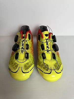 Santic Alpha 2.0 Carbon Road Bike Shoes US 6.5 EUR 39 Male Like New Cycling • $150