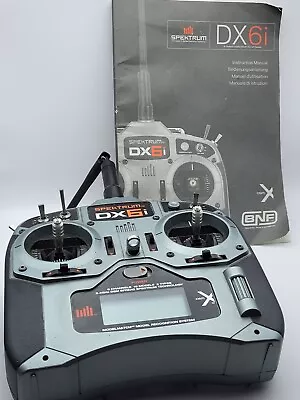 Spektrum DX6i 2.4Gz 6-Channel DSMX Transmitter *broken Antenna  • $15