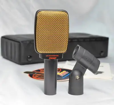 A  Sennheiser BF509 Sennheiser Black Fire 509 MD409 Vintage Microphone • $1292.57