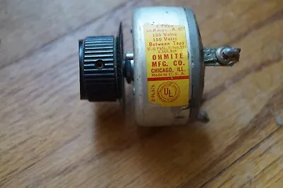 1 Vintage OHMITE 4 Position Switch 125 Volt 15 Amp PreOwned • $28