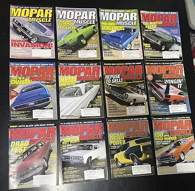 MOPAR Muscle Magazine - 2005 - Lot Of 12 Issues - Complete Year • $23.99