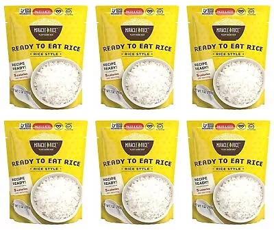 Miracle Noodle Konjac Rice Arroz Shirataki Arroz Listo Para Comer  6 Pack • $49