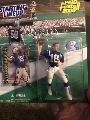 1999-2000 PEYTON MANNING Starting Lineup NFL Football Action Figure Colts NEW • $12