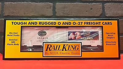 MTH Rail King O Scale 30-78226 42nd Street Mellons Modern Reefer Car FJ 21 NEW! • $64.95