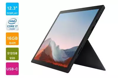 Microsoft Surface Pro 7+ 12.3  I7 Windows 10 Pro Tablet (16GB 512GB) Windows • $1412.90