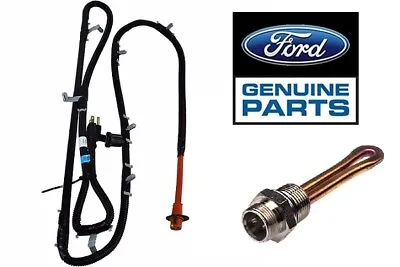 Ford 6.0L OEM Block Heater & Wiring 3C3Z-6B018-AA 3C3Z 6A051-AA (3762/3539) • $189.99